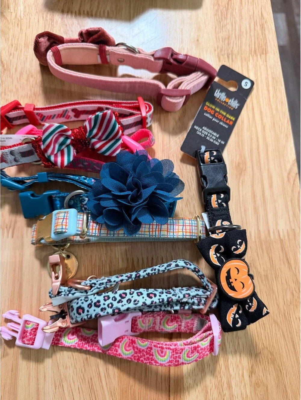 Ultra Pet Dog Collars Set of 7 Assorted Styles and Colors